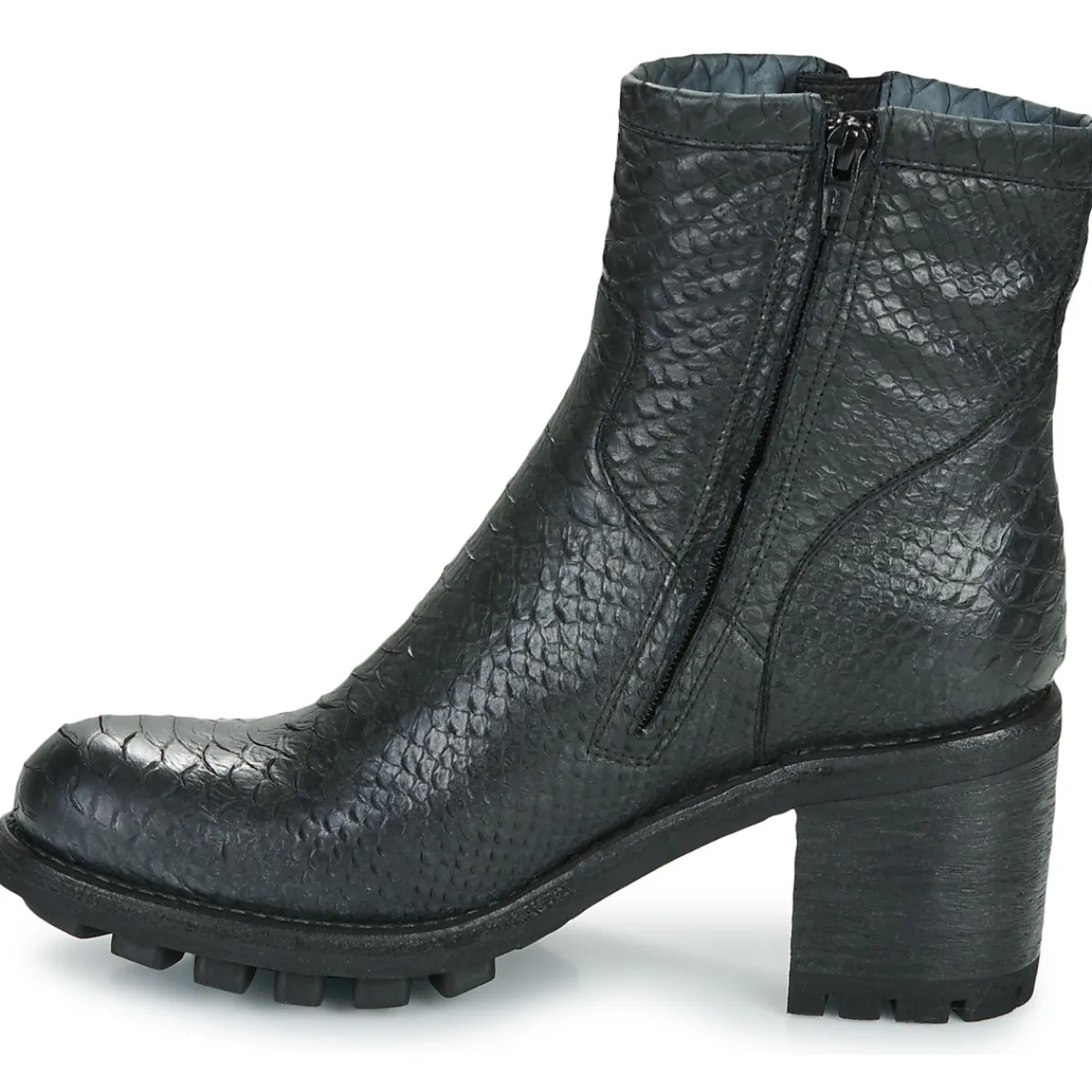 Discount Freelance - JUSTY 7 SMALL GERO BUCKLE Noir