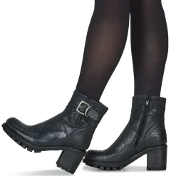 Discount Freelance - JUSTY 7 SMALL GERO BUCKLE Noir