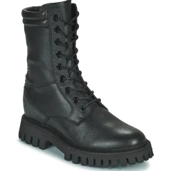 Best Freelance - LUCY COMBAT LACE UP BOOT Noir