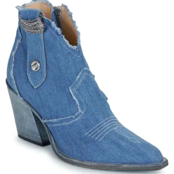 Clearance Fru.it - 8575-944-CUOIO-GREZZO-JEANS-LAVATO Bleu