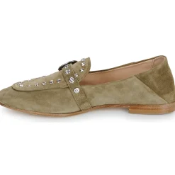 New Fru.it - 8679-586-CUOIO-NATURALE-VELOUR-PLANET Kaki