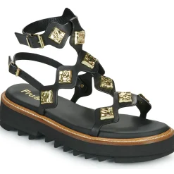 Clearance Fru.it - 9169-100-HELGA-NERO-TEXANO-NERO