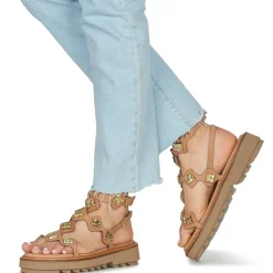 Outlet Fru.it - 9169-100-HELGA-TAUPE-TEXANO-LEGNO Camel