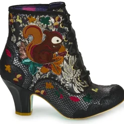 Hot Irregular Choice - SQUIRREL AWAY Noir