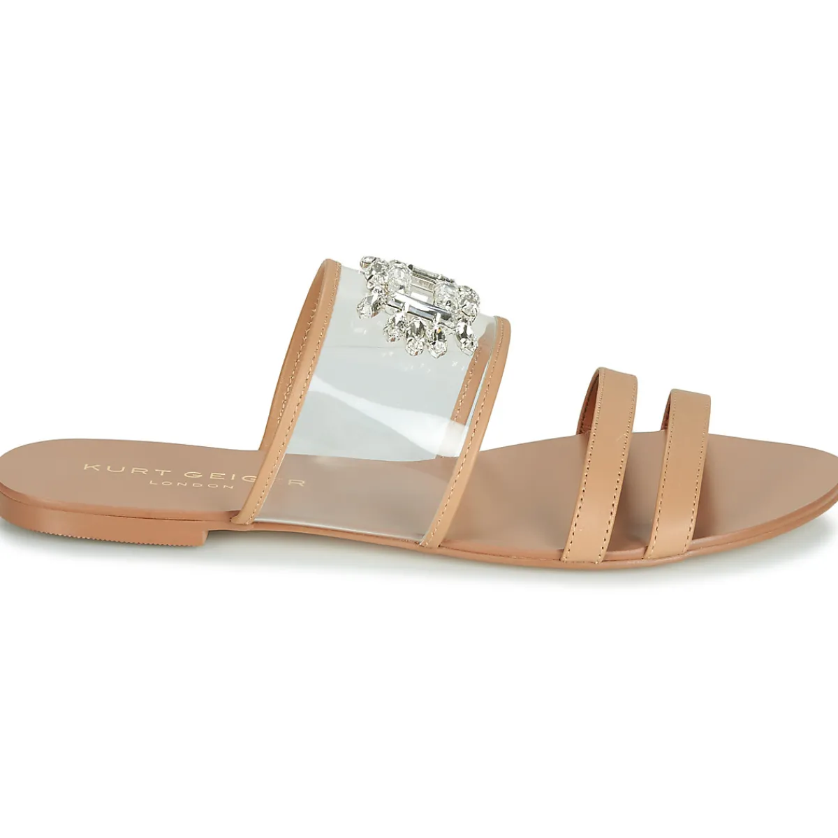 Online KG by Kurt Geiger - PIA VINYL SANDAL Camel