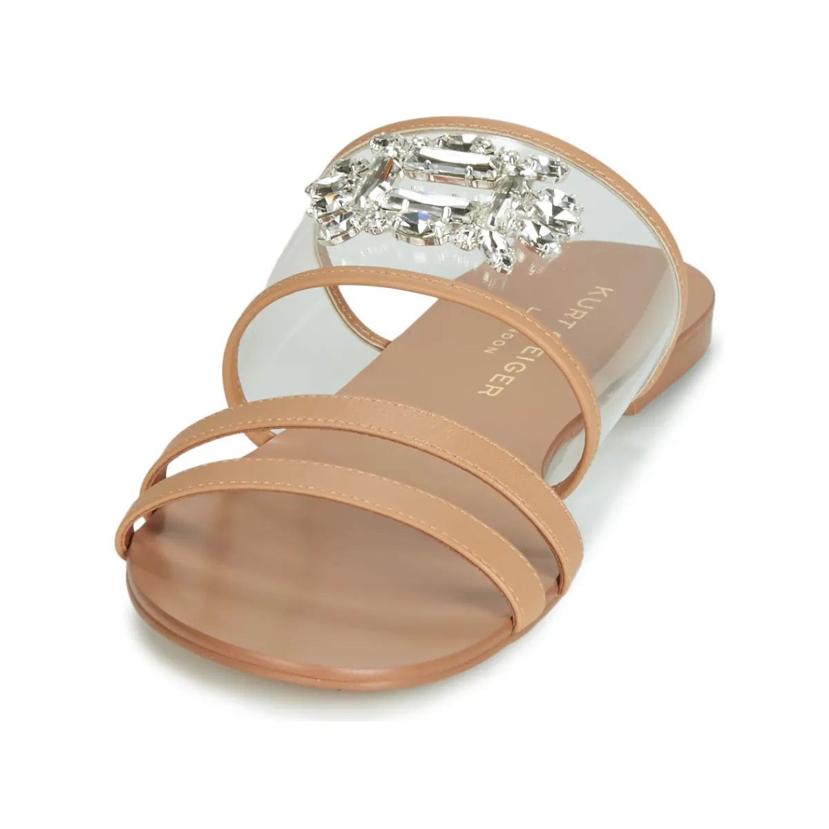 Online KG by Kurt Geiger - PIA VINYL SANDAL Camel
