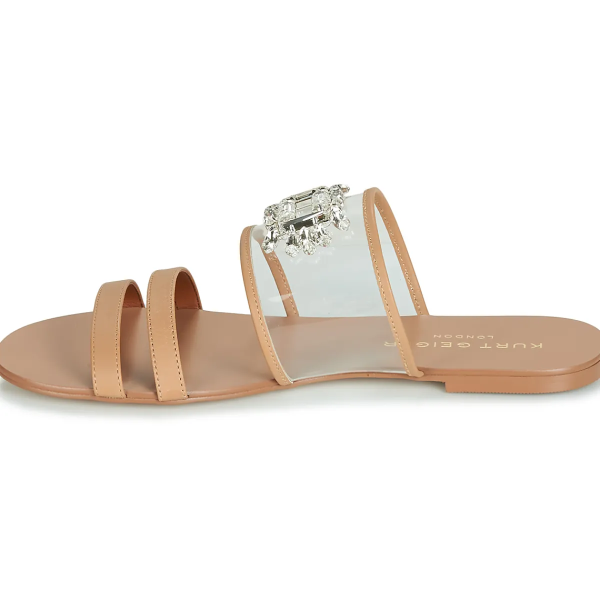 Online KG by Kurt Geiger - PIA VINYL SANDAL Camel