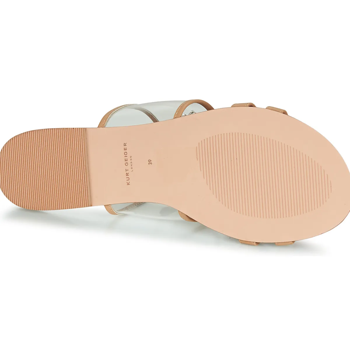 Online KG by Kurt Geiger - PIA VINYL SANDAL Camel