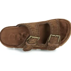 Clearance Mou - BIO SANDAL TWO BUCKLES MONOCHROME Marron