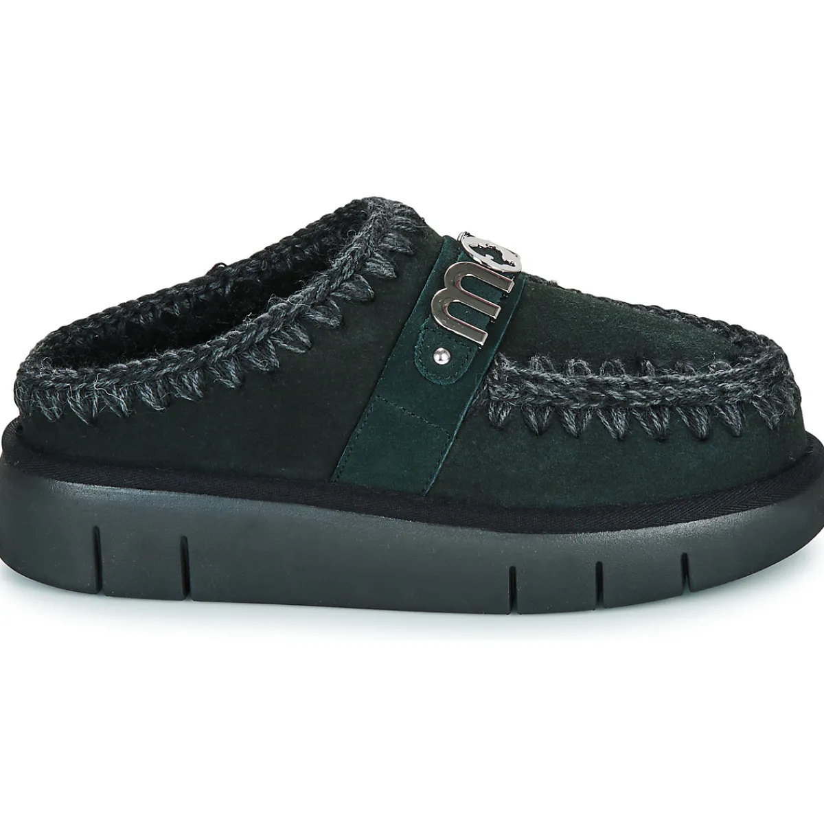Outlet Mou - BOUNCE CLOG METAL LOGO Noir