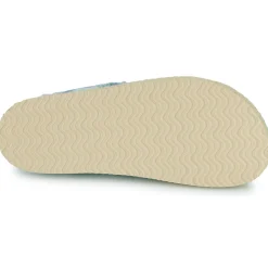 Best Mou - CRISS-CROSS ROPE SANDAL PAINTE Bleu