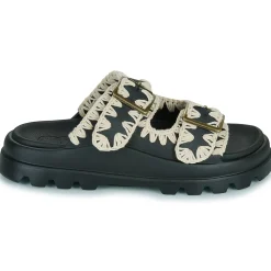 Best Mou - EVA ONE-PIECE SLIDE TWO-BUCKLE Noir