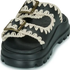 Best Mou - EVA ONE-PIECE SLIDE TWO-BUCKLE Noir