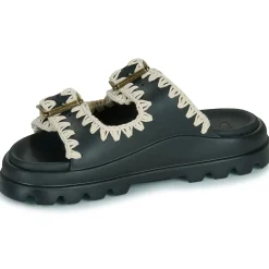 Best Mou - EVA ONE-PIECE SLIDE TWO-BUCKLE Noir