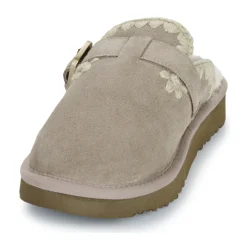 Best Mou - SUEDE SHEEPSKIN CLOG ESKIMO Gris
