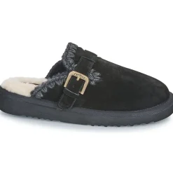 Discount Mou - SUEDE SHEEPSKIN CLOG ESKIMO Noir