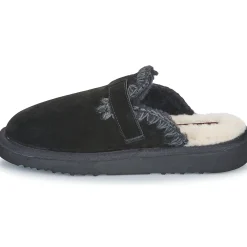 Discount Mou - SUEDE SHEEPSKIN CLOG ESKIMO Noir