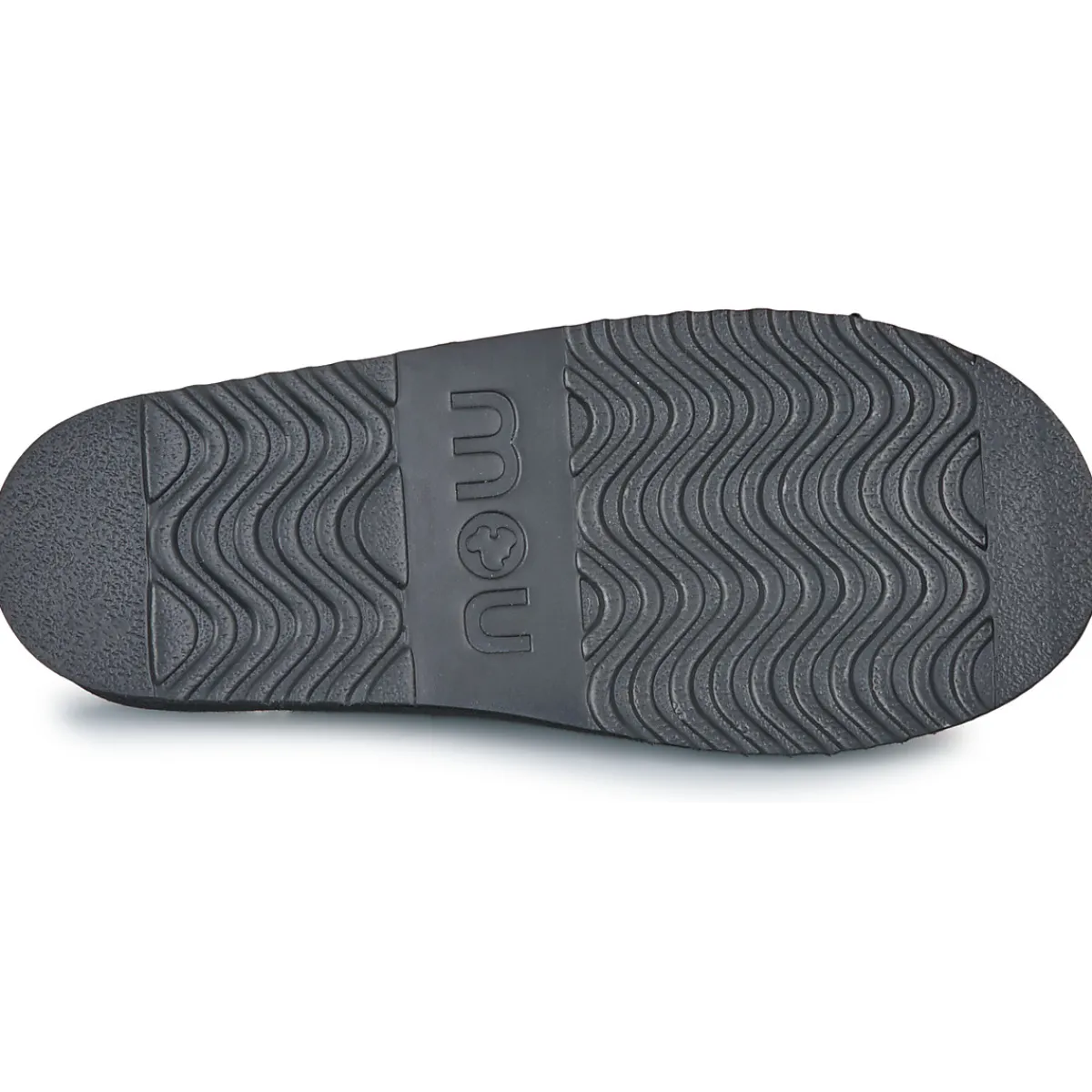 Discount Mou - SUEDE SHEEPSKIN CLOG ESKIMO Noir