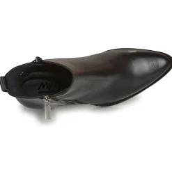 Clearance Myma - 6913-CUIR- Noir