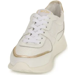 New Myma - 7715MY02-CUIR--LAMINATO-PLATINE-CUIR--PERFO Blanc