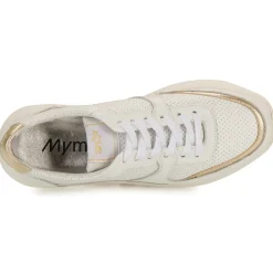 New Myma - 7715MY02-CUIR--LAMINATO-PLATINE-CUIR--PERFO Blanc