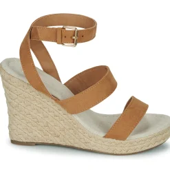 Best Only - ONLAMELIA-16 WEDGE SANDAL Cognac