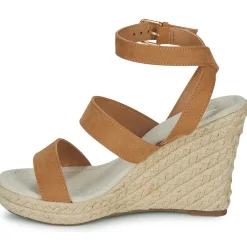 Best Only - ONLAMELIA-16 WEDGE SANDAL Cognac