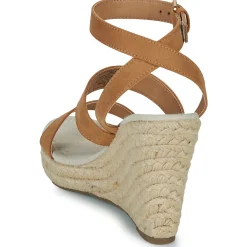 Best Only - ONLAMELIA-16 WEDGE SANDAL Cognac