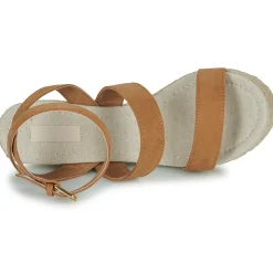 Best Only - ONLAMELIA-16 WEDGE SANDAL Cognac