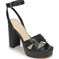 Clearance Only - ONLAUTUM-3 PU HEELED SANDAL Noir