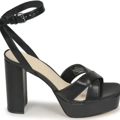 Clearance Only - ONLAUTUM-3 PU HEELED SANDAL Noir