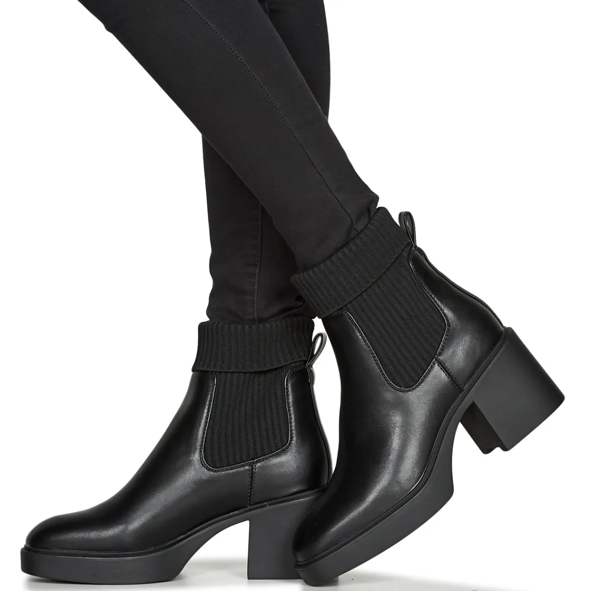 New Only - ONLBIANCA-1 SOCK BOOT Noir