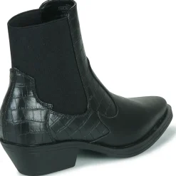 Discount Only - ONLBRONCO-2 SHORT PU COWBOY BOOT Noir