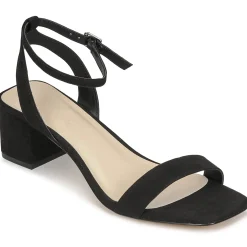 Sale Only - ONLHANNA- 1 LIFE PU HEELED SANDAL Noir