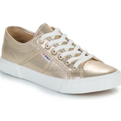 Hot Only - ONLNICOLA CANVAS SNEAKER METALLIC Doré