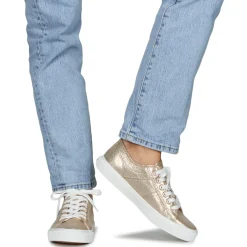 Hot Only - ONLNICOLA CANVAS SNEAKER METALLIC Doré