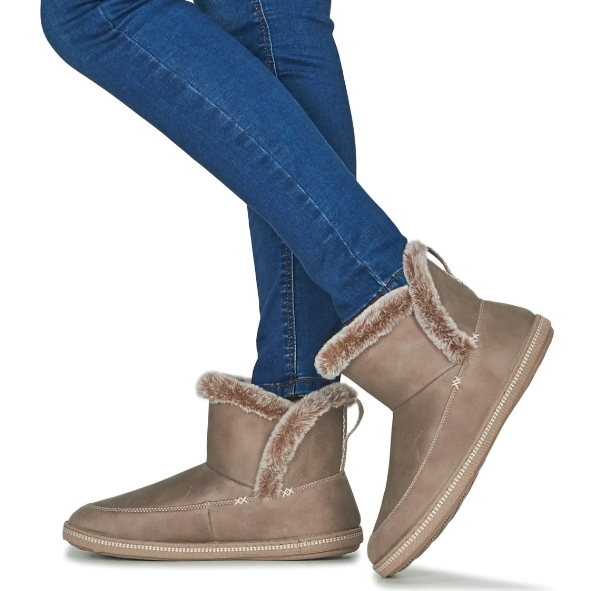 Skechers - COZY CAMPFIRE Marron