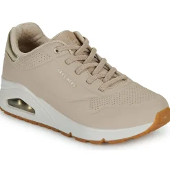 Best Skechers - UNO - SHIMMER AWAY Beige
