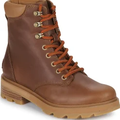 New Sorel - LENNOX LACE STKD WP Cognac