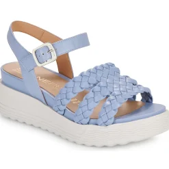 New Stonefly - PARKY 16 EMBOSSED S./NAPPA LTH Bleu