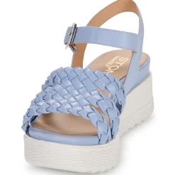 New Stonefly - PARKY 16 EMBOSSED S./NAPPA LTH Bleu