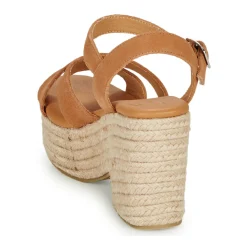 New Superdry - HIGH ESPADRILLE SANDAL Cognac