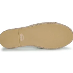 Clearance Superdry - Mules Compensées Style Espadrille En Toile Beige