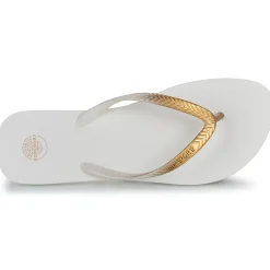 Discount Superdry - TONG METALLISEES CORE Blanc