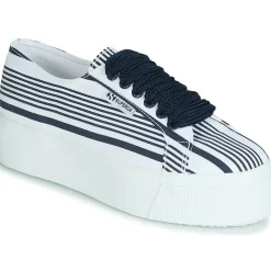 Superga - 2790 COT MULTI STRIPE W Blanc