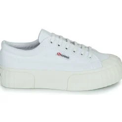 Best Superga - 2631 STRIPE PLATEFORM Blanc