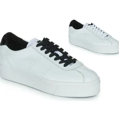 Clearance Superga - WHITE BLACK Blanc