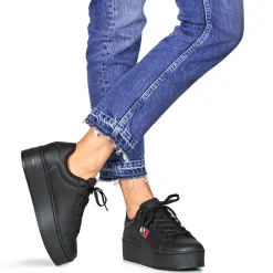 Tommy Jeans - TJW FLATFORM ESS Noir