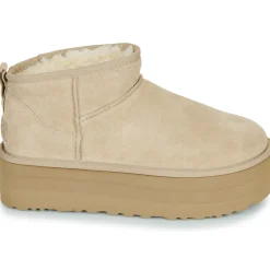 Sale UGG - W CLASSIC ULTRA MINI PLATFORM Beige