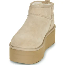 Sale UGG - W CLASSIC ULTRA MINI PLATFORM Beige